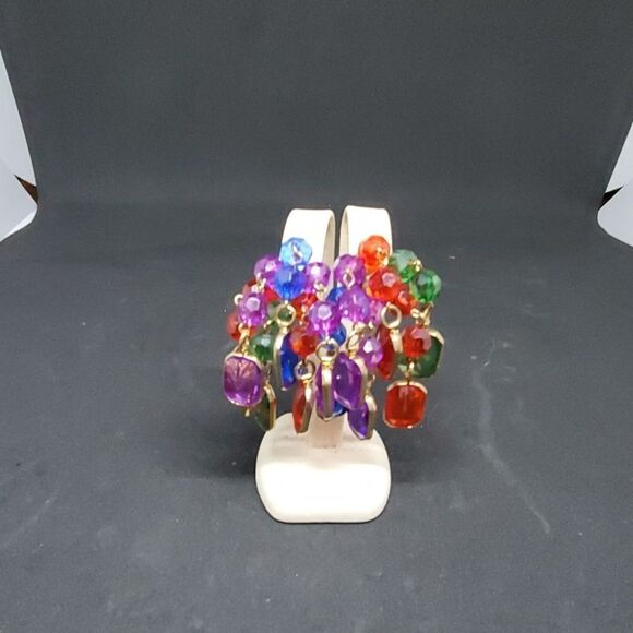 Vintage Beaded Dangling Earrings - Picture 1 of 3